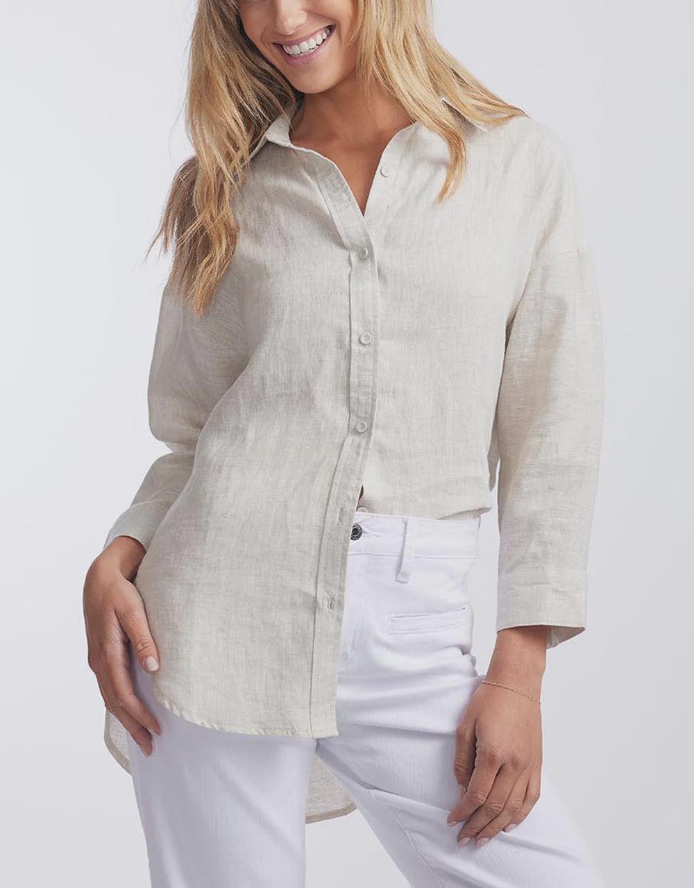 little lies linen top