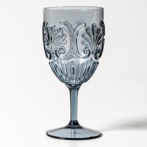 Acrylic Wine Glass - Blue-Indigo Love-Lot 39 Store & Cafe