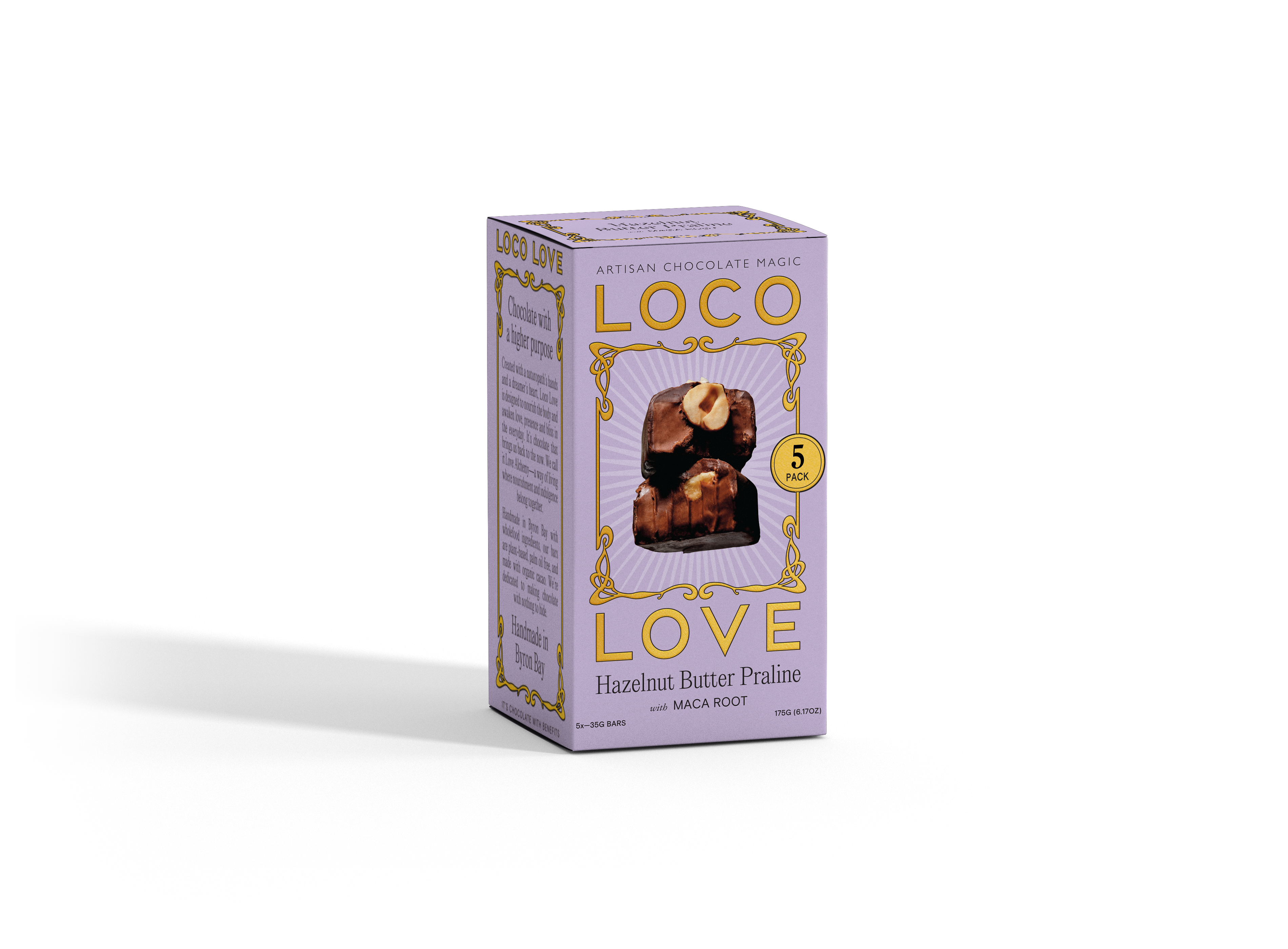 5 Pack Hazelnut Praline 35g-Loco Love-Lot 39 Store & Cafe