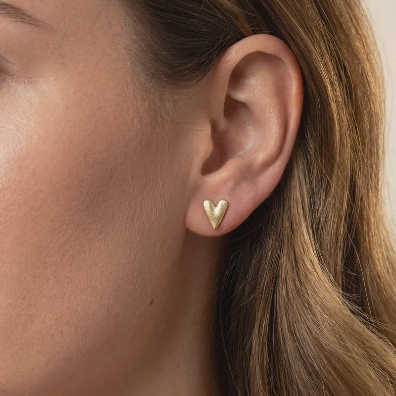 Amor Heart Studs-Davila Jewellery-Lot 39 Store & Cafe