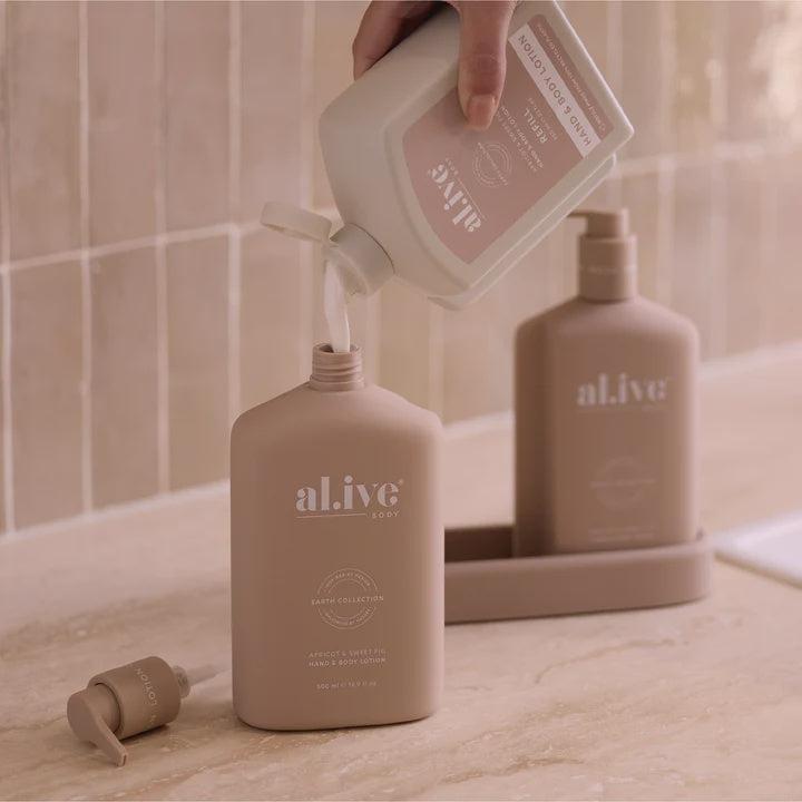 Apricot & Fig Lotion 650ml Refill-al.ive-Lot 39 Store & Cafe