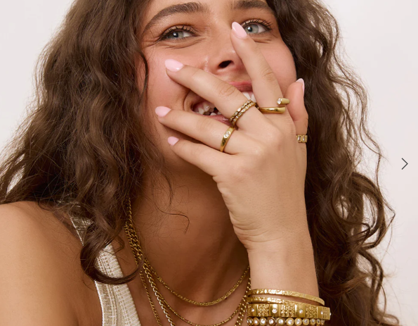 Aria Gold Ring - Stone-Arms of Eve-Lot 39 Store & Cafe