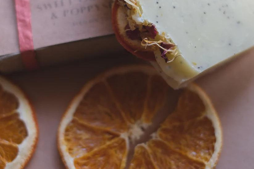 Artisan Soap - Orange & Poppyseed-Go Naked-Lot 39 Store & Cafe