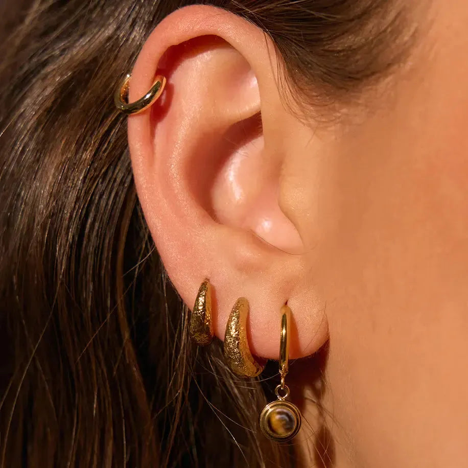 Asher Earrings - Tigers Eye-Arms of Eve-Lot 39 Store & Cafe