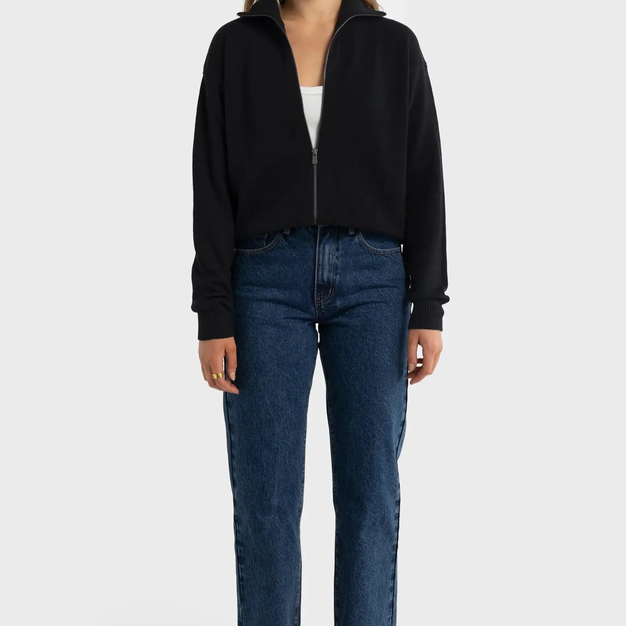 Astrid Knit Jacket - Black-ORTC-Lot 39 Store & Cafe