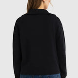 Astrid Knit Jacket - Black-ORTC-Lot 39 Store & Cafe