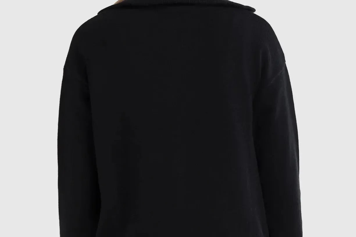 Astrid Knit Jacket - Black-ORTC-Lot 39 Store & Cafe