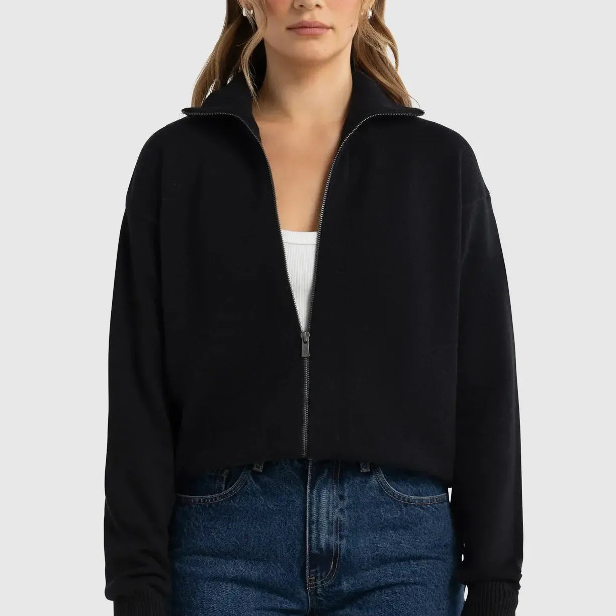 Astrid Knit Jacket - Black-ORTC-Lot 39 Store & Cafe