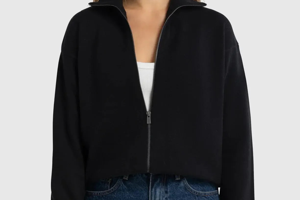 Astrid Knit Jacket - Black-ORTC-Lot 39 Store & Cafe