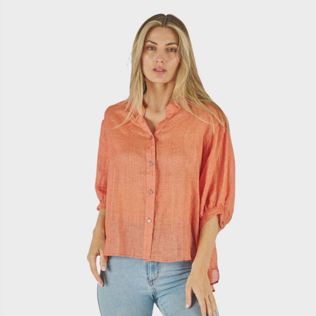 Aurora Linen Top-Worthier-Lot 39 Store & Cafe