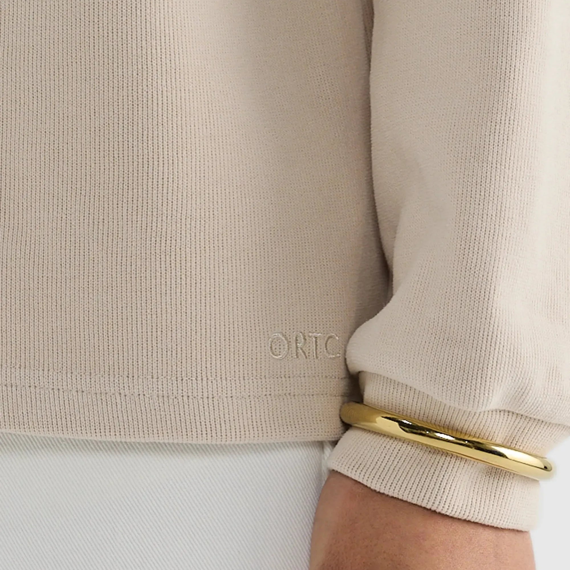 Ava High Neck Jumper - Bone-ORTC-Lot 39 Store & Cafe