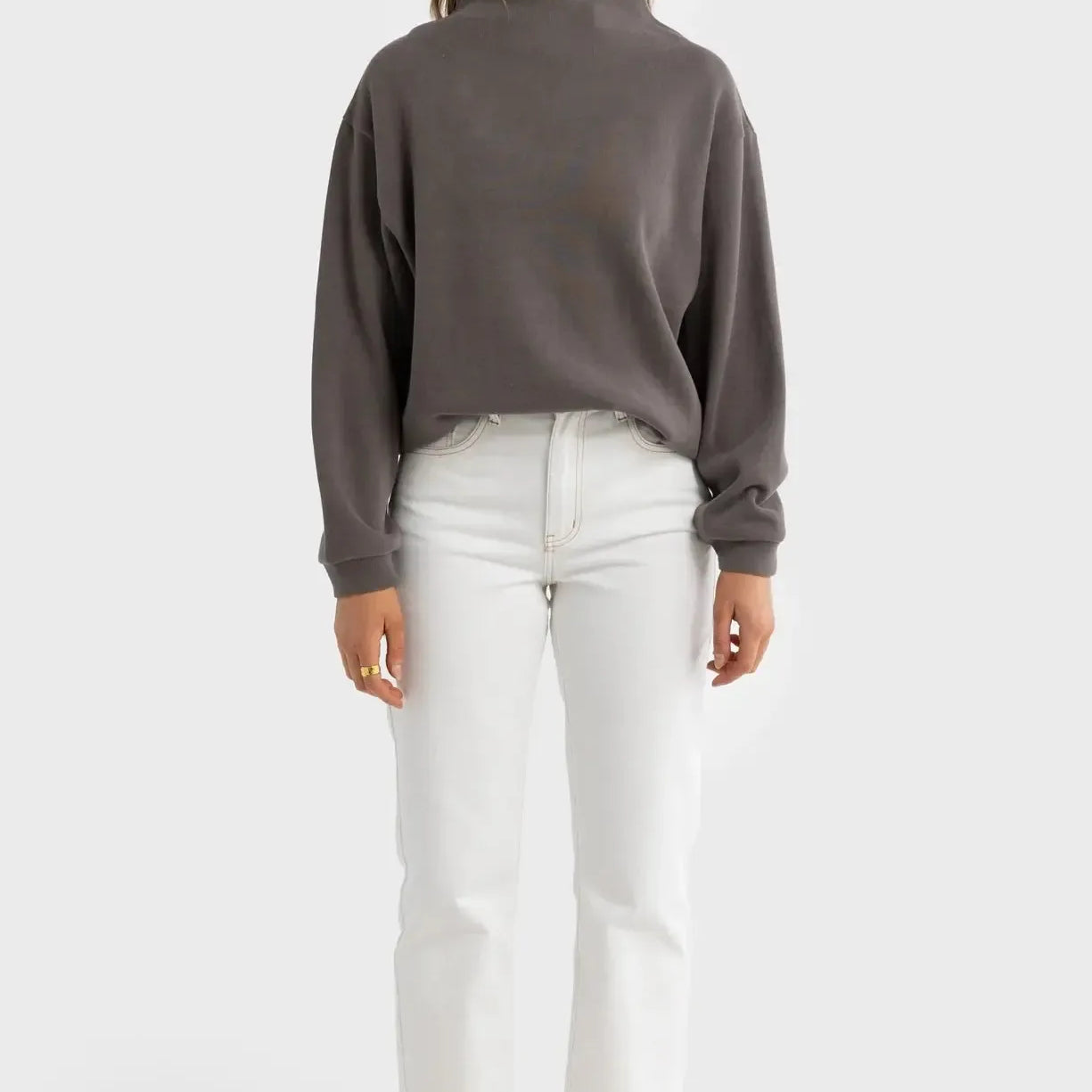 Ava High Neck Jumper - Espresso-ORTC-Lot 39 Store & Cafe