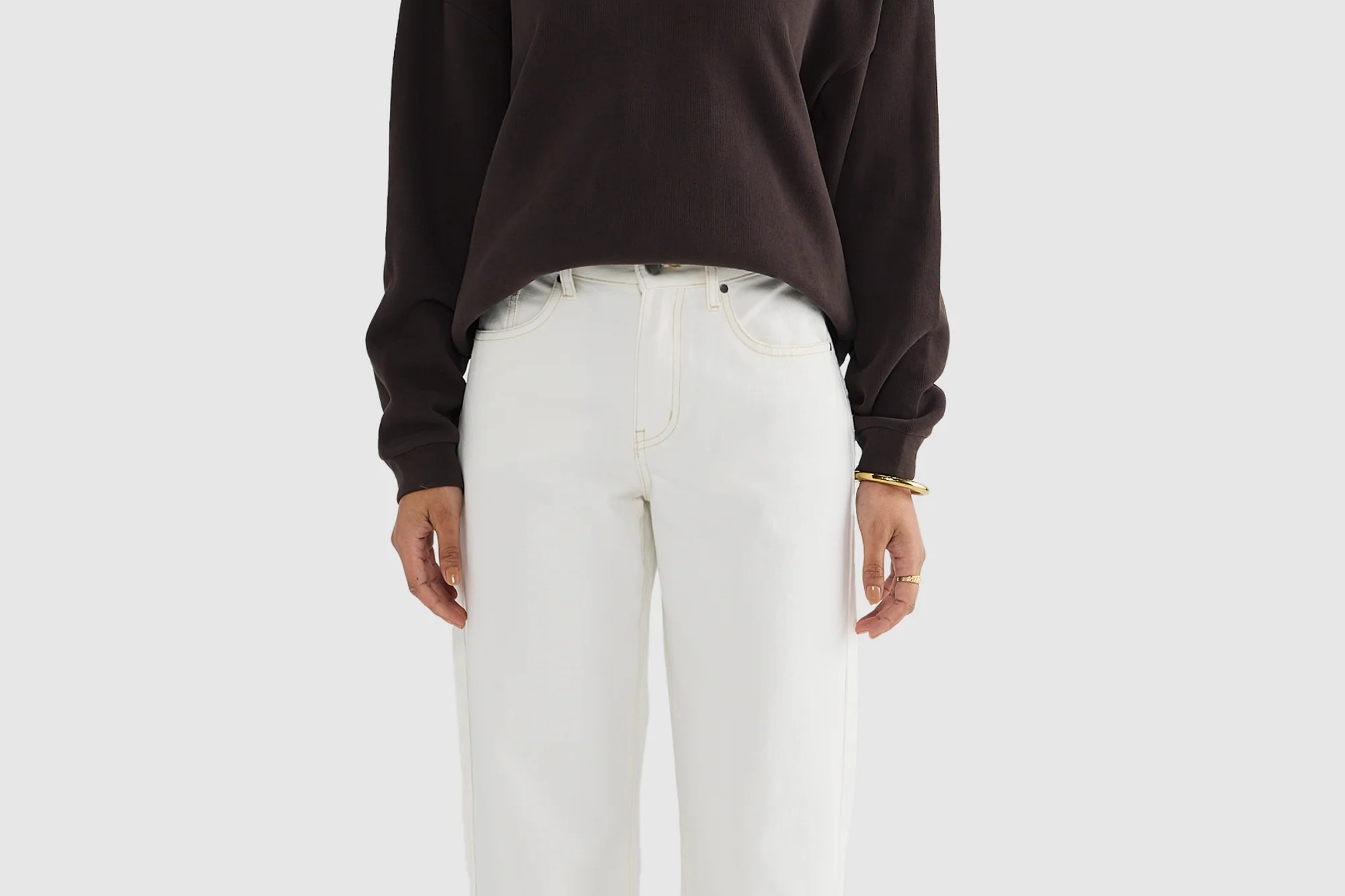 Ava Polo Sweater - Carob-ORTC-Lot 39 Store & Cafe