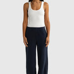 Ava Wide Leg - Navy-ORTC-Lot 39 Store & Cafe
