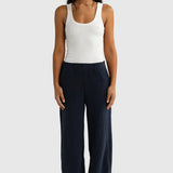 Ava Wide Leg - Navy-ORTC-Lot 39 Store & Cafe