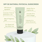 Avocado Zinc Natural SP50 Sunscreen-Avocado Zinc-Lot 39 Store & Cafe