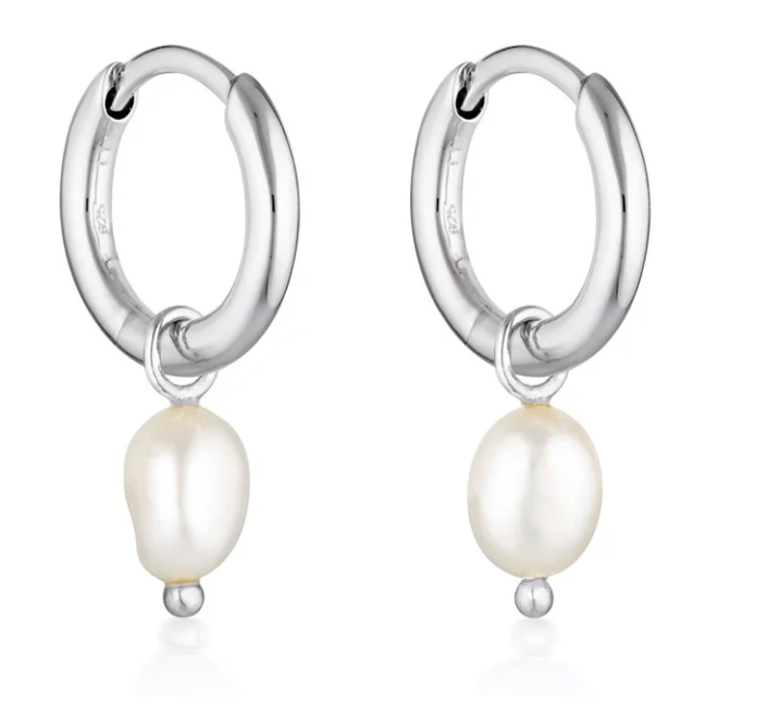 Baroque Pearl Basic Hoop-Linda Tahija-Lot 39 Store & Cafe
