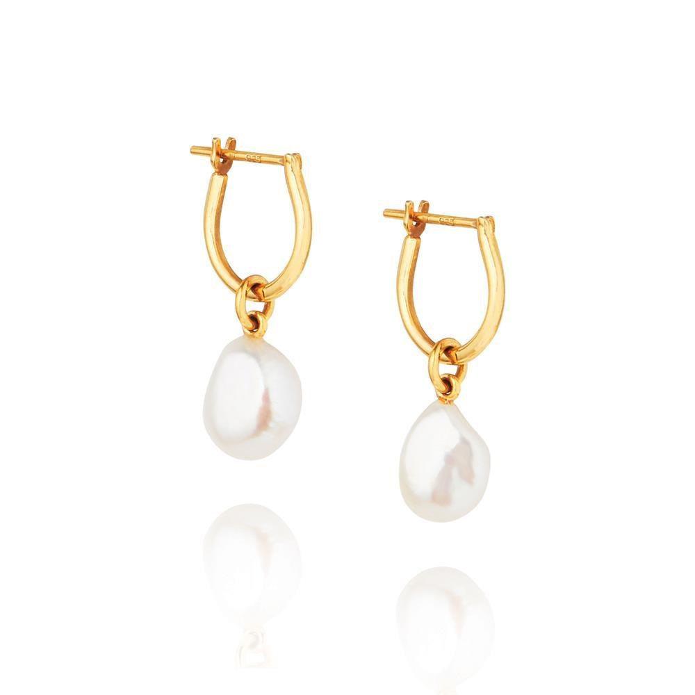 Baroque Pearl Basic Hoop-Linda Tahija-Lot 39 Store & Cafe