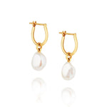 Baroque Pearl Basic Hoop-Linda Tahija-Lot 39 Store & Cafe
