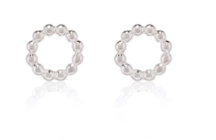 Beaded Circle Stud-Linda Tahija-Lot 39 Store & Cafe