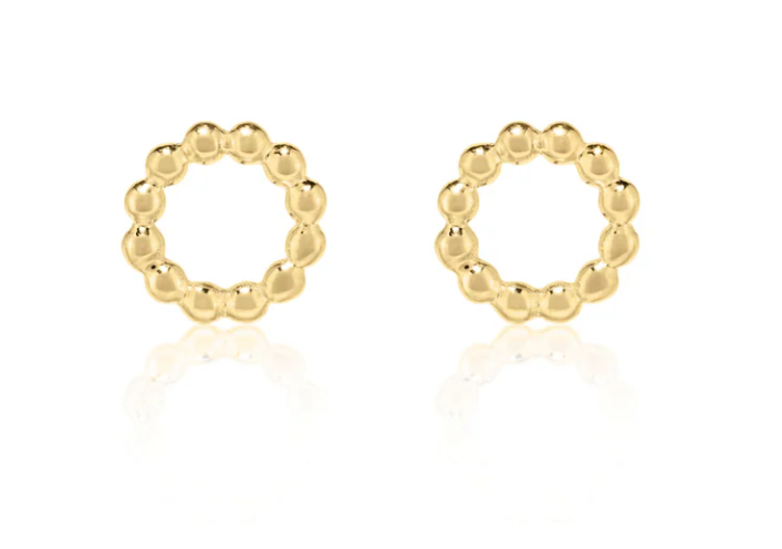 Beaded Circle Stud-Linda Tahija-Lot 39 Store & Cafe