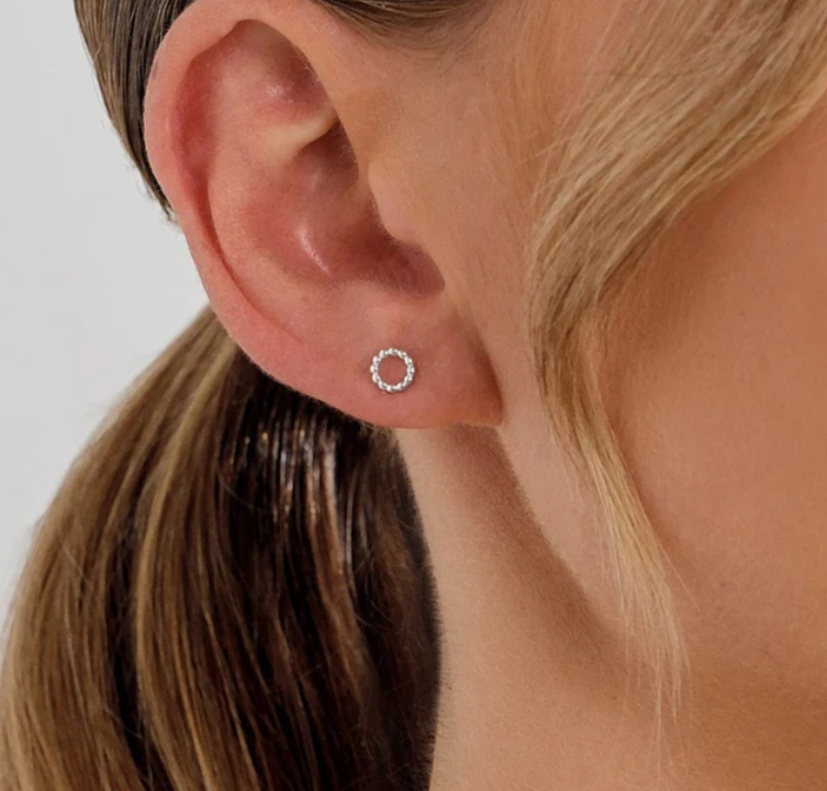 Beaded Circle Stud-Linda Tahija-Lot 39 Store & Cafe