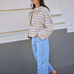 Beau Long Sleeve - Butter Brunette Stripe-Ceres Life-Lot 39 Store & Cafe