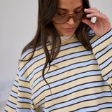 Beau Long Sleeve - Butter Brunette Stripe-Ceres Life-Lot 39 Store & Cafe