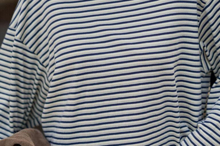 Beau Long Sleeve - Navy/Butter/Stone-Ceres Life-Lot 39 Store & Cafe
