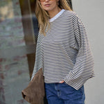 Beau Long Sleeve - Navy/Butter/Stone-Ceres Life-Lot 39 Store & Cafe