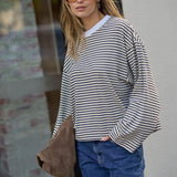 Beau Long Sleeve - Navy/Butter/Stone-Ceres Life-Lot 39 Store & Cafe