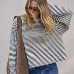 Beau Long Sleeve - Navy/Butter/Stone-Ceres Life-Lot 39 Store & Cafe