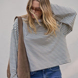 Beau Long Sleeve - Navy/Butter/Stone-Ceres Life-Lot 39 Store & Cafe