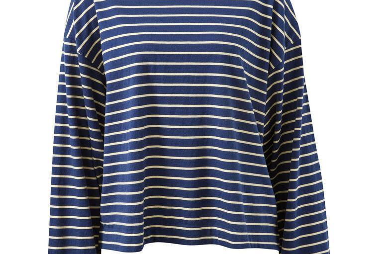 Beau Long Sleeve - Navy/Marshmellow Stripe-Ceres Life-Lot 39 Store & Cafe