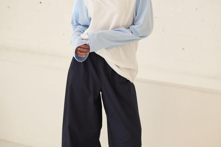 Bella Barrel Pant - Navy-Ceres Life-Lot 39 Store & Cafe