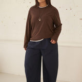 Bella Barrel Pant - Navy-Ceres Life-Lot 39 Store & Cafe