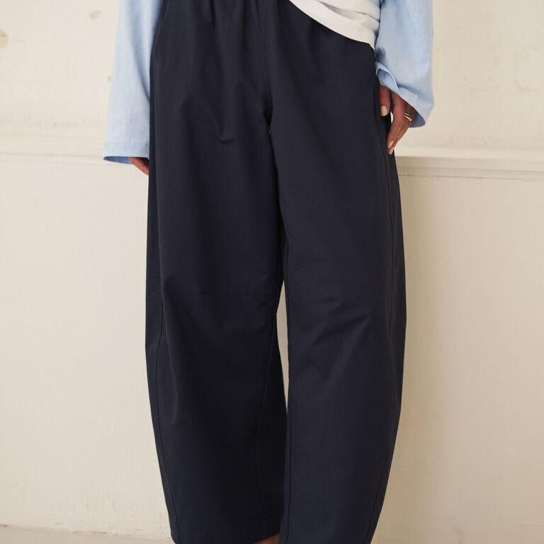 Bella Barrel Pant - Navy-Ceres Life-Lot 39 Store & Cafe