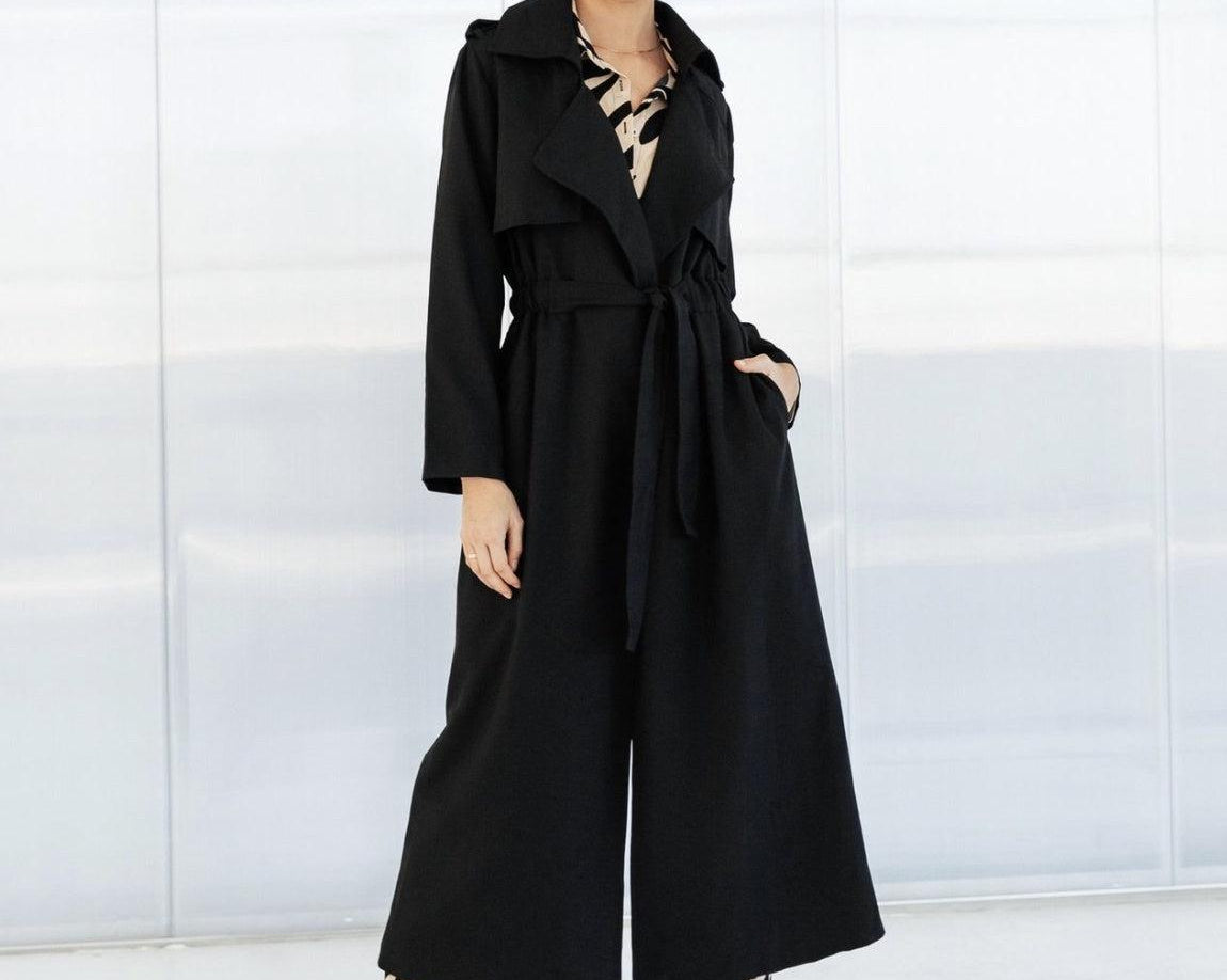 Black Trench-White Closet-Lot 39 Store & Cafe