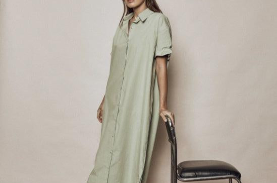 Blair Midi Dress - Sage-Little Lies-Lot 39 Store & Cafe