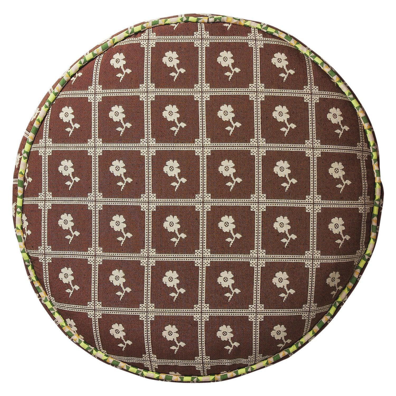 Bonny Jacquard Round Floor Cushion-Not specified-Lot 39 Store & Cafe