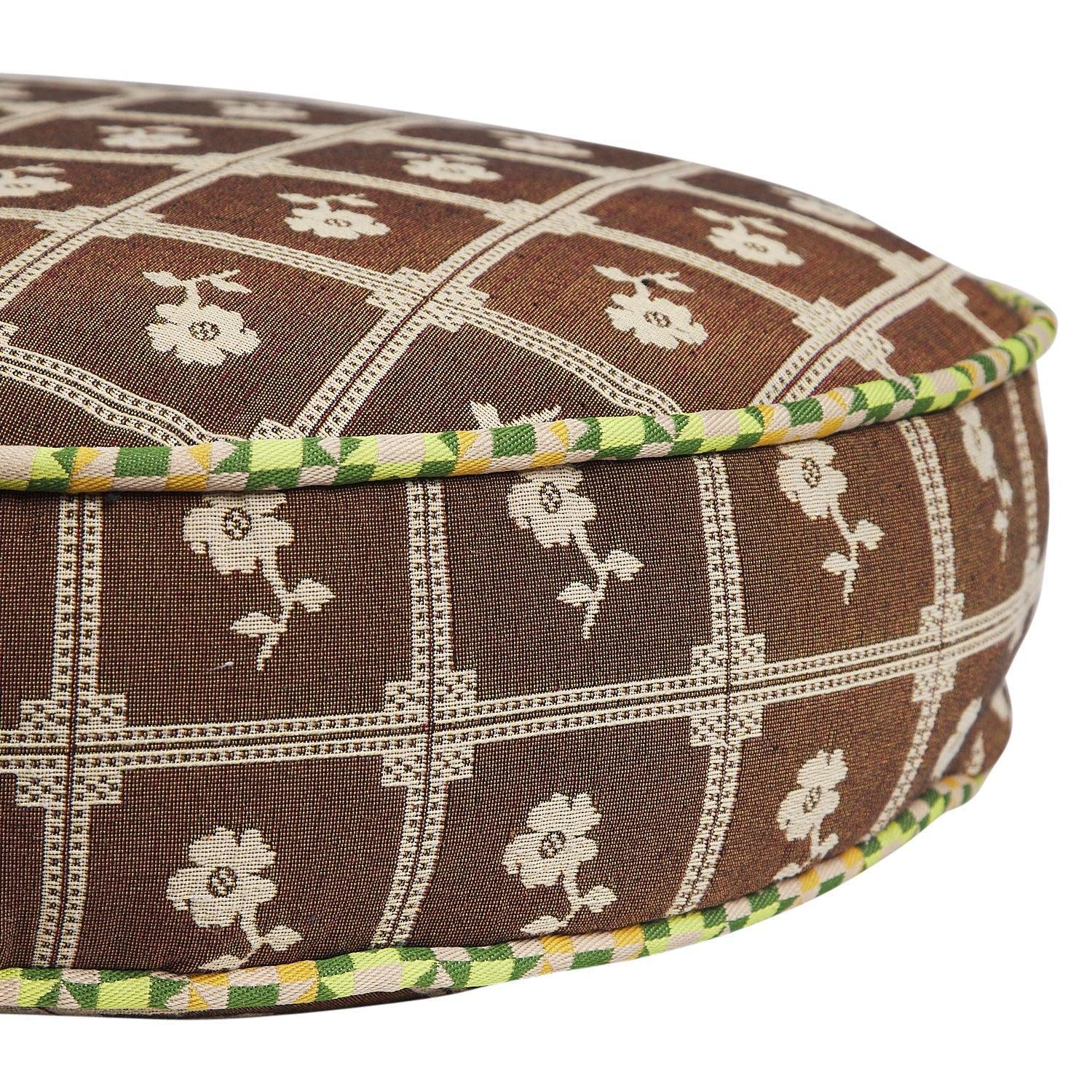 Bonny Jacquard Round Floor Cushion-Not specified-Lot 39 Store & Cafe