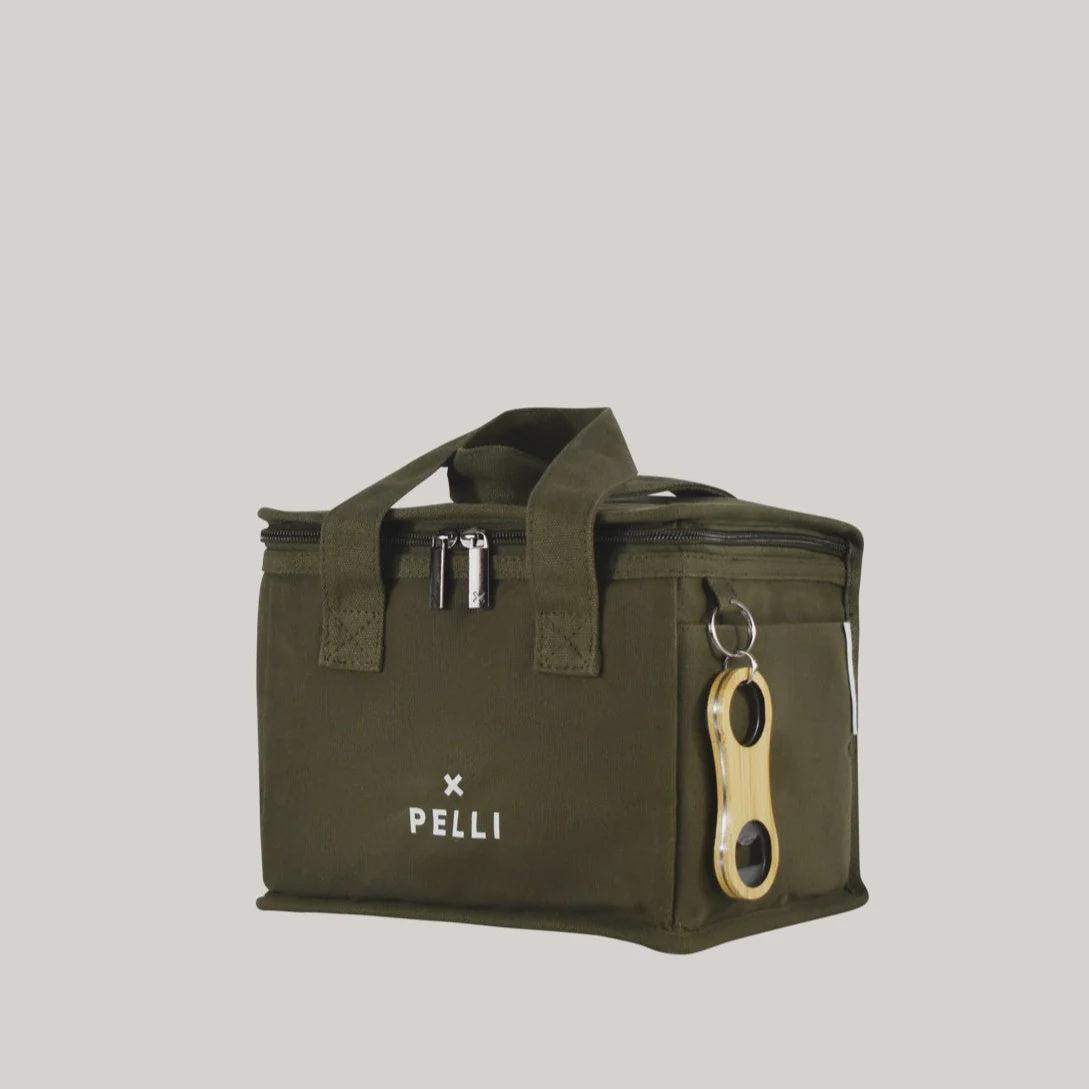 Canvas Lunch Bag - Burnt Olive-Pelli-Lot 39 Store & Cafe