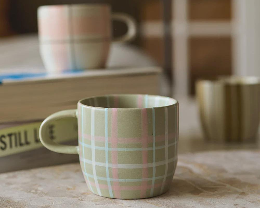Cats Pyjamas Mug - Sage & Blush-Robert Gordon-Lot 39 Store & Cafe