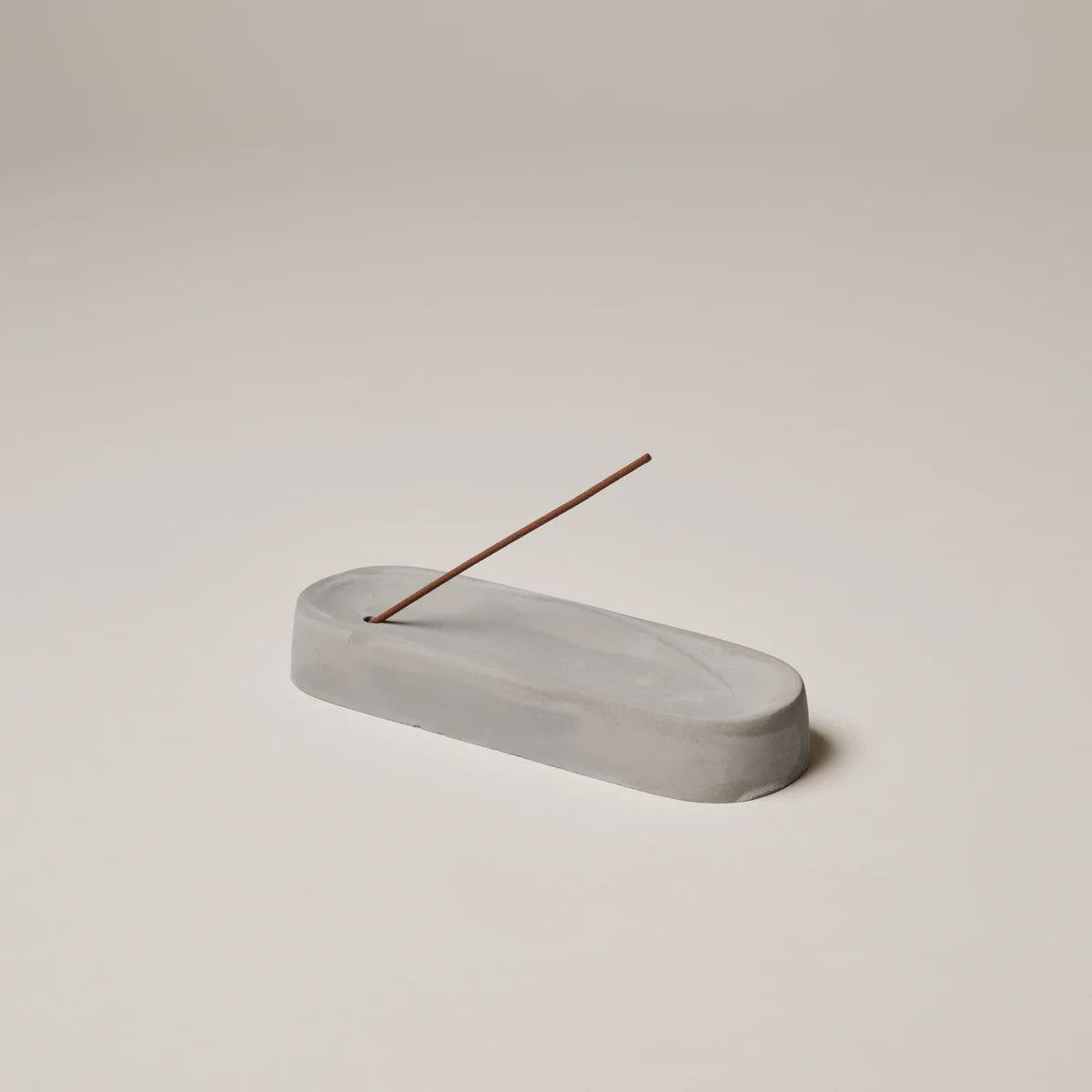 Ceramic Incense Holder - Cement-Gentle Habits-Lot 39 Store & Cafe