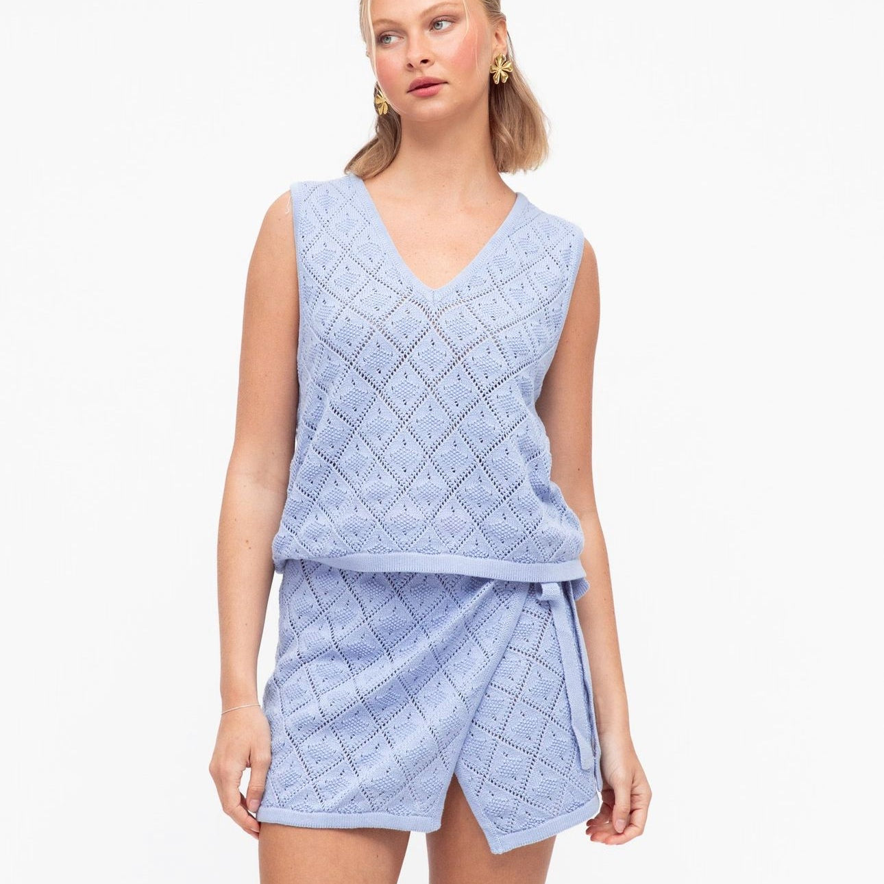 Chloe Crochet Set - Sky Blue-Paper Heart-Lot 39 Store & Cafe