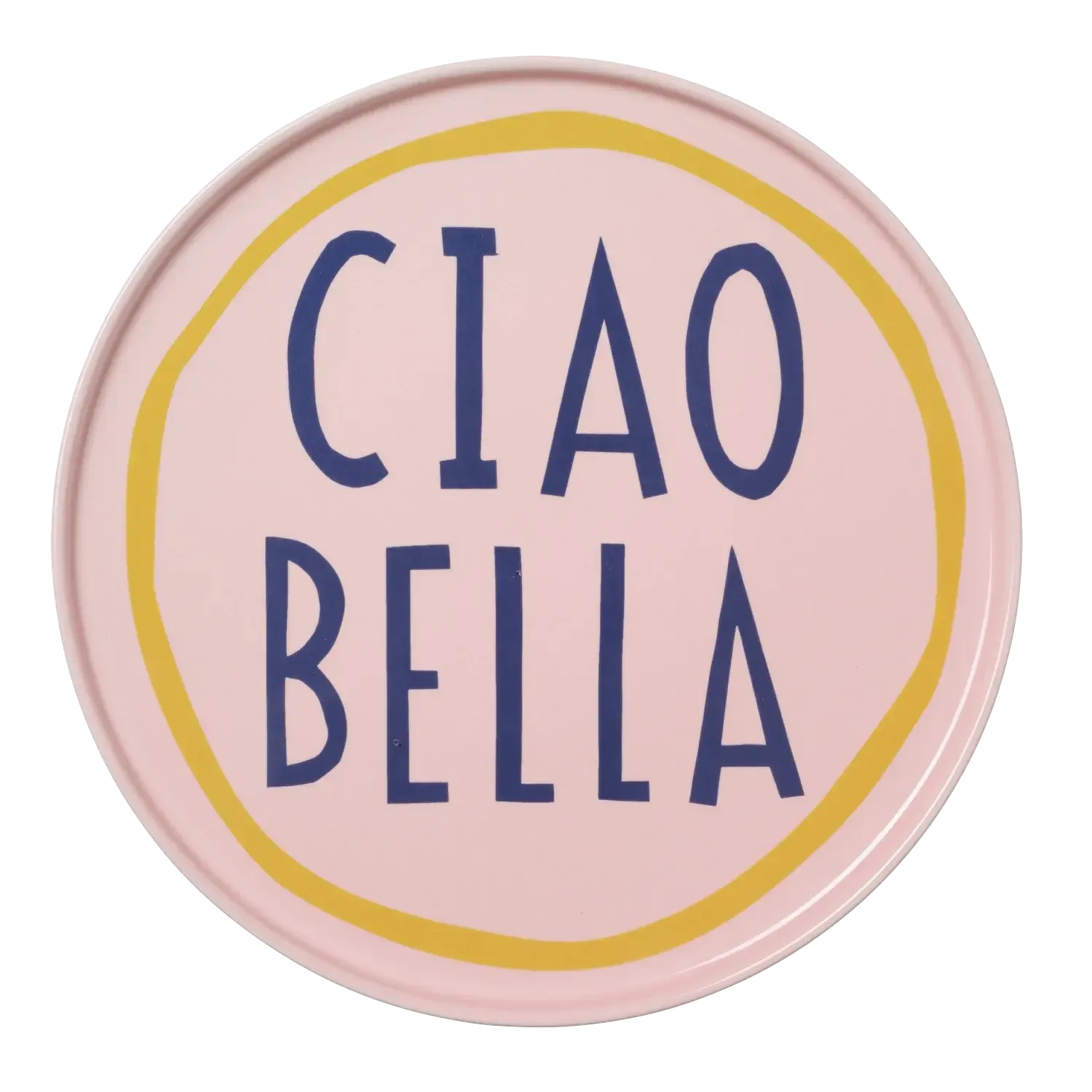 Ciao Bella Pink Plate-In to the Roundhouse-Lot 39 Store & Cafe