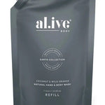 Coconut and Wild Orange Wash Refill-al.ive-Lot 39 Store & Cafe