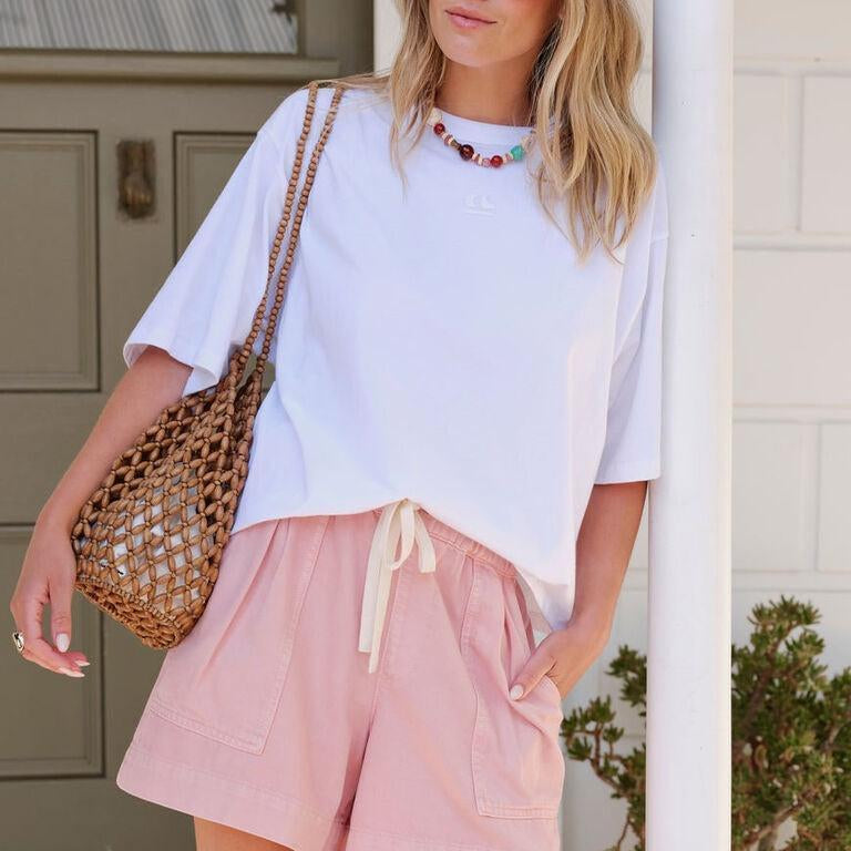 Darcy Everyday Relaxed Short - Pink-Ceres Life-Lot 39 Store & Cafe