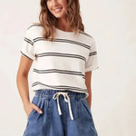 Darcy Relaxed Everyday Short - Washed Indigo-Ceres Life-Lot 39 Store & Cafe