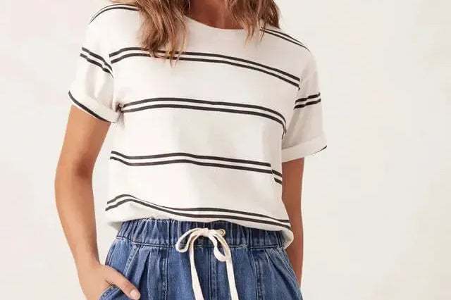 Darcy Relaxed Everyday Short - Washed Indigo-Ceres Life-Lot 39 Store & Cafe